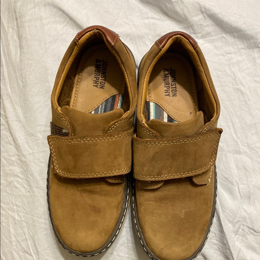 Johnston & Murphy Kids Tan Shoes